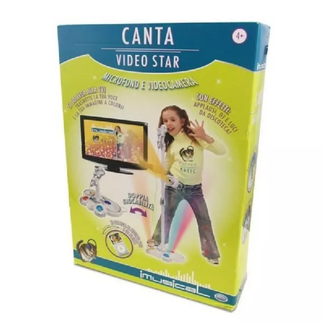 Canta Tu Karaoke Imusical Canta Video Star Microfono E Videocamera 2