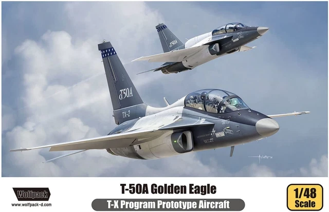 Wolf Pack Design 1/48 T-50A Golden Eagle T-X Program Premium Edition Kit Plastic