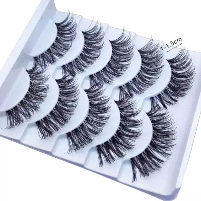 UNECHTE WIMPERN WIMPERNVERLÄNGERUNG EYE LASHES 5x PAAR SET ⭐️⭐️⭐️⭐️ by  ANATOLIA 3