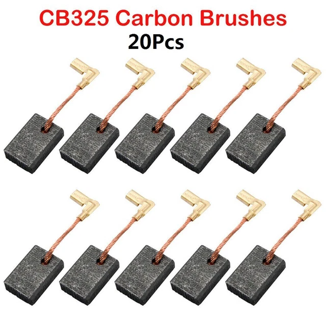 Hochwertige CB325 Kohlebürsten für 9554NB 9557NB Winkelschleifer 20 Stück