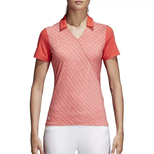 Adidas Golf Rose Femmes Polo Haut Taille M