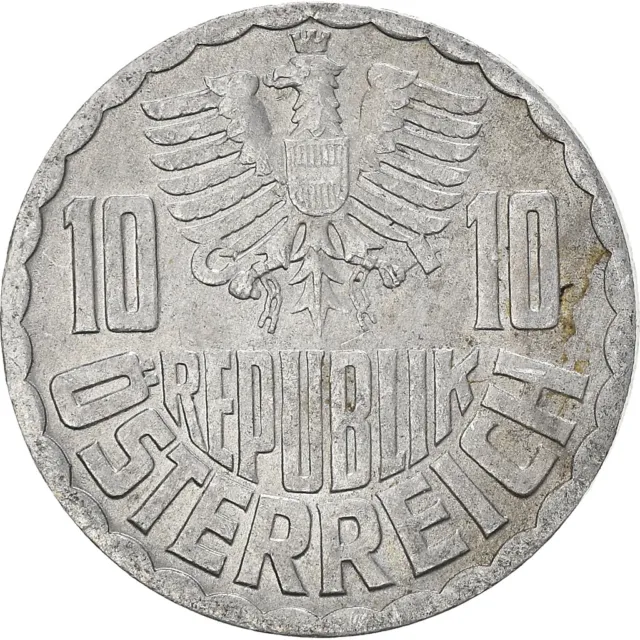 [#958385] Coin, Austria, 10 Groschen, 1975, Vienna, VF, Aluminum, KM:2878