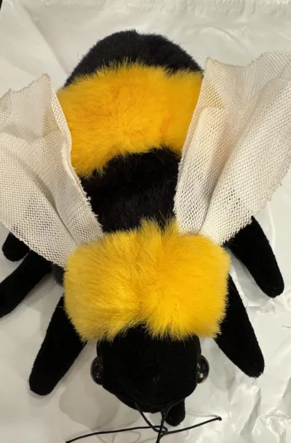 Folktails Folkmanis Furry Folk Puppets Bumble Bee Hand Puppet Glove Plush