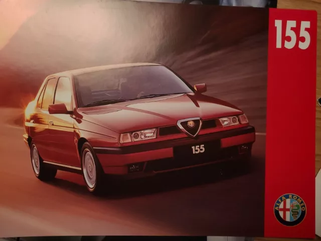 Depliant Brochure Alfa Romeo 155 1996 In Italiano 10 Pagine Nuovo