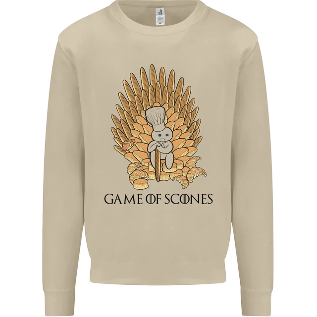 Felpa da uomo Game of Scones Funny Movie Parody GOT 5