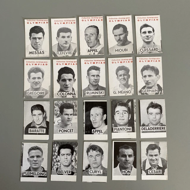 CARTE CHEWING-GUM OLYMPIAD Football Rookie Small Card France Panini ...