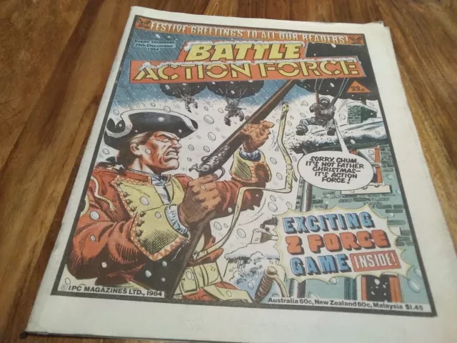 Battle Action force comic good condition no rips or pen marks 29th December 1984