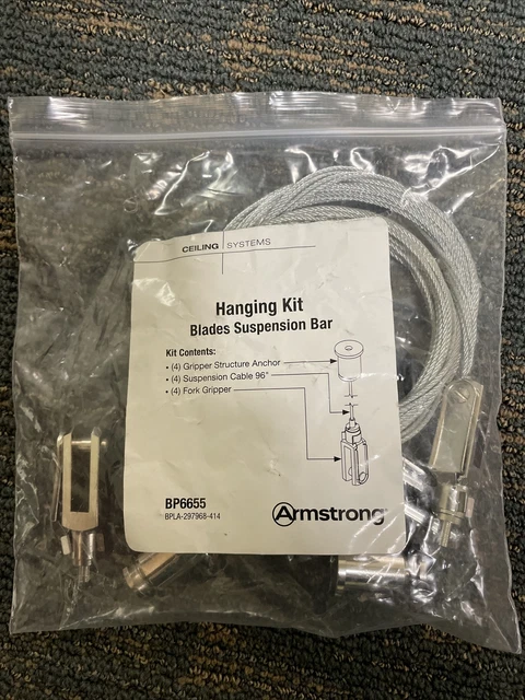 Armstrong Hanging Kits (BP6655) for SoundScape Blades FeltWorks FeltWorks Open C Armstrong Hanging Kits (BP6655) for SoundScape Blades FeltWorks FeltWorks Open C