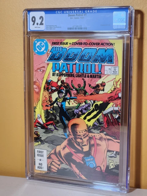 The Doom Patrol! #1 Comic Book - DC Comics CGC 9.2 WHITE PAGES🔥COMBINE SHIPPING