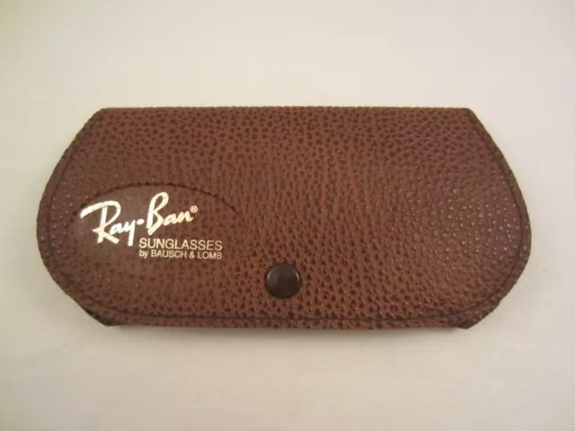 Ray Ban Sunglasses Bausch & Lomb Brillen Etui Brille Sonnenbrille Braun Vintage