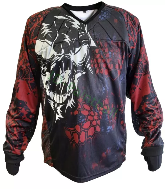 IDP Custom Jersey Angry Skull Rot Schwarz