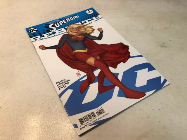 Adam Hughes Variant Cover Supergirl: Rebirth #1 1St Printing Dc Comics