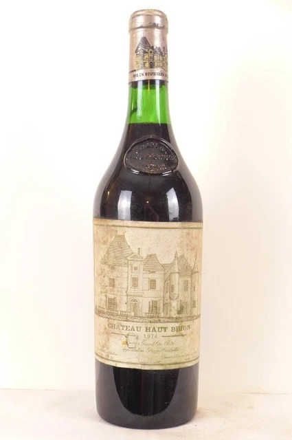 pessac-léognan château haut-brion grand cru classé rouge 1974 - bordeaux