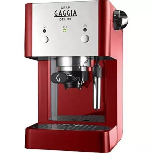 Gaggia Grangaggia Deluxe Macchina Per Il Caffè Espresso Macinato E Cialde Rosso