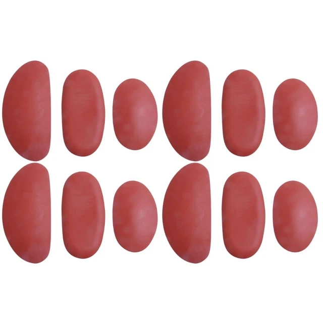 12 Pcs Outils De Poterie Gel Silice Nervure Potier Pour Céramique En Caoutchouc