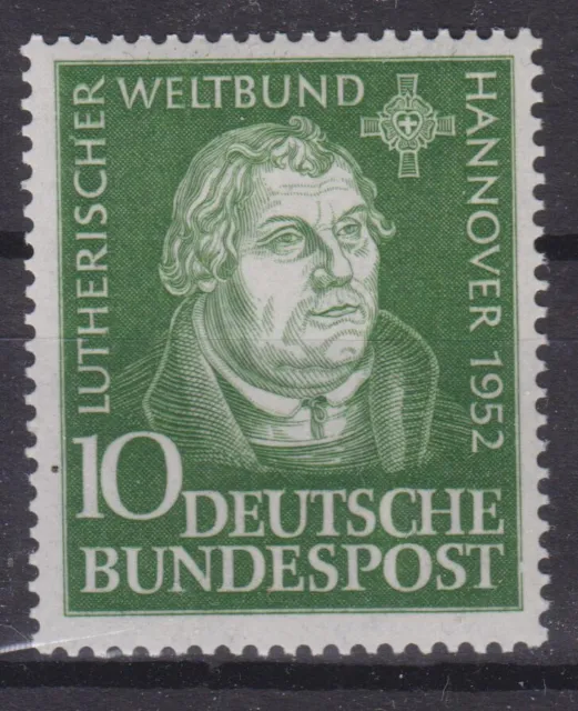 BRD Nr. 149 postfrisch,  "Luther" 10 Pfg. 1952