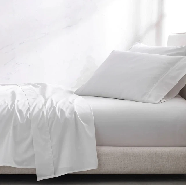 $120 Sábana Ajustable Kassatex Nueva York Bambú BISQUE KING 80""x82"" 300 TC