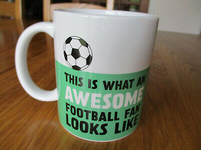 Fizz Creations 'This Is What An AWESOME Football Fan Looks Like' Mug-new unboxed