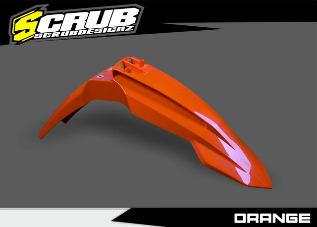 SM PROJECT Set Sturzpads Drehgelenk Radnabe Vorne Orange KTM Smc / R 690