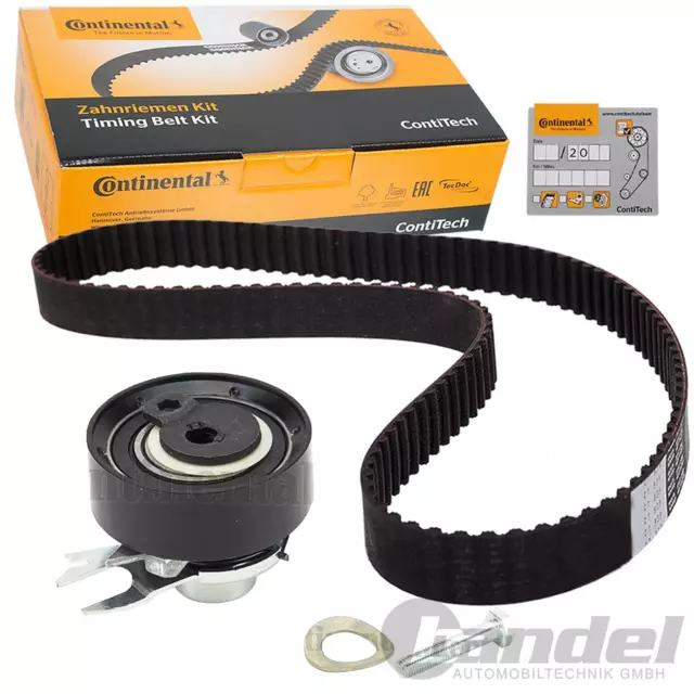 CONTINENTAL Courroie pour VW Polo Fox Lupo Caddy II Seat Ibiza III 1.4 + 1.6