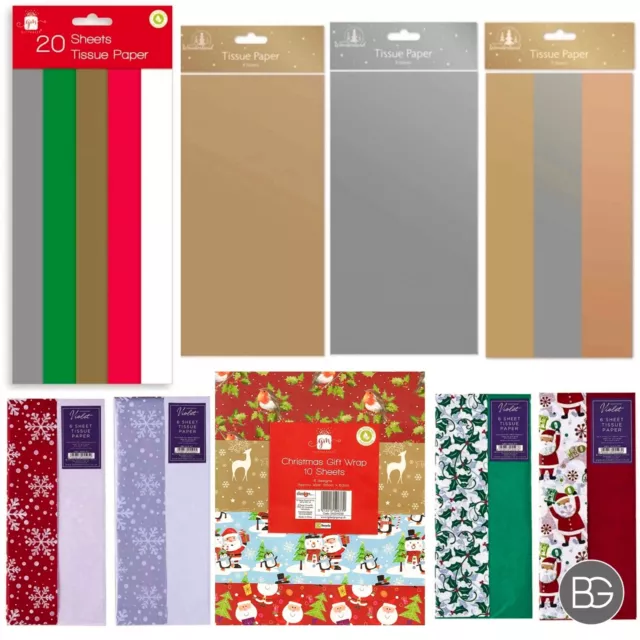 Papel de tela BG Navidad/Navidad y envoltura de regalo envoltura regalo - color y metálico