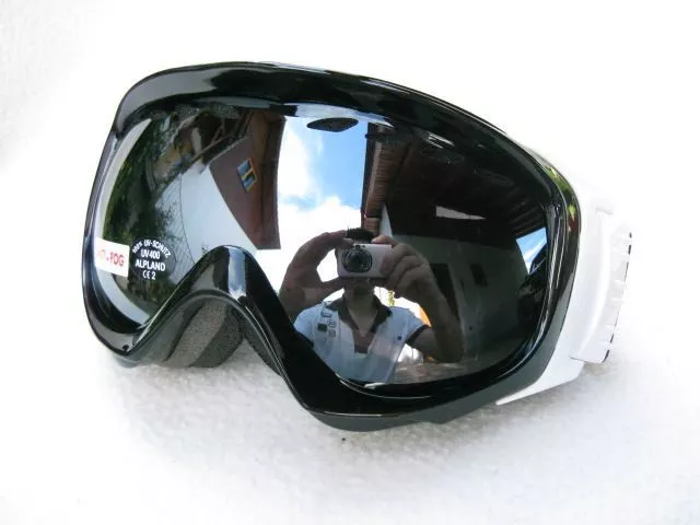 Ravs Alpine Gafa Protección Esquí Doble Disco Antivaho Compatible con Casco