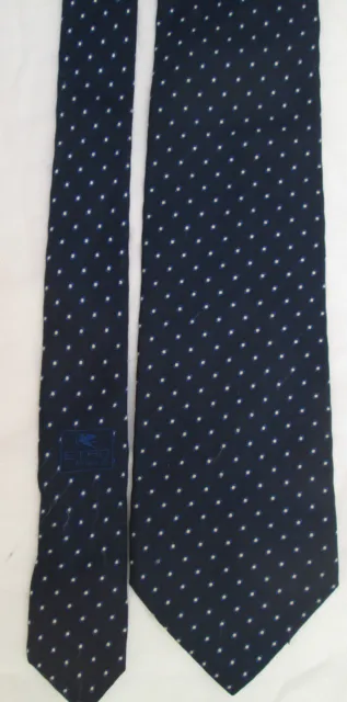 -AUTHENTIQUE cravate cravatte  ETRO 100% soie  TBEG  vintage