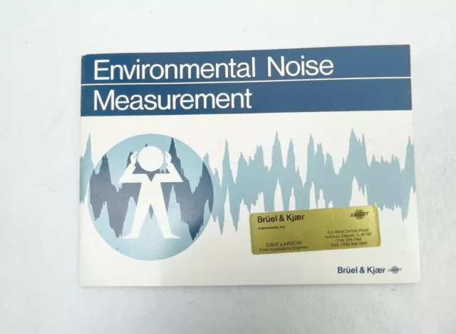 Bruel & Kjaer Environmental Noise Measurement Booklet - 1984