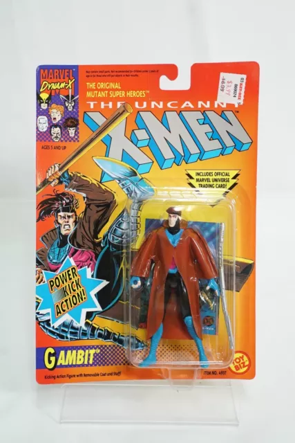 (S) 1993 Toy Biz Marvel X-Men Gambit Figure Carded