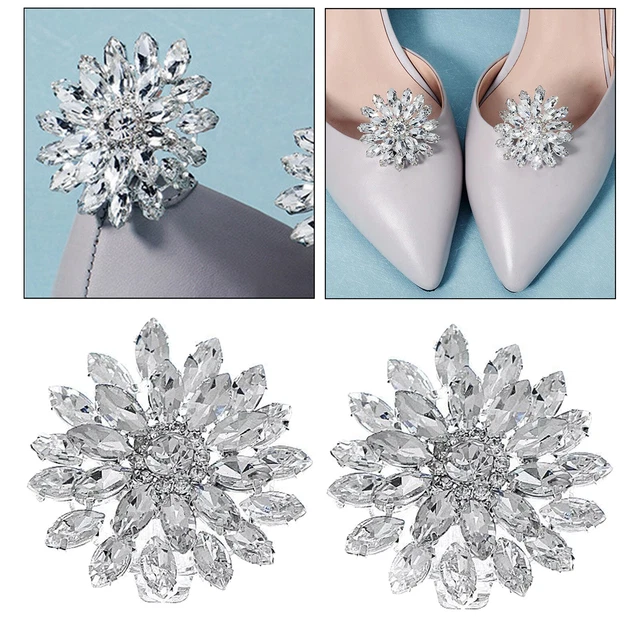 2 Stück Strass für Damen, Dekorative Schuhclips, Schmuck Charmantes