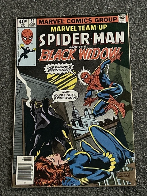 MARVEL TEAM UP Comic: Spider Man and The Black Widow: 82 June 1979 $9. ...