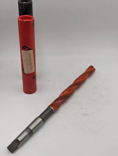 21/32" MT2 Shank Drill Bit, Cobalt Tip, 12", Ferguson Tools 6/10 C-2 2B-37418