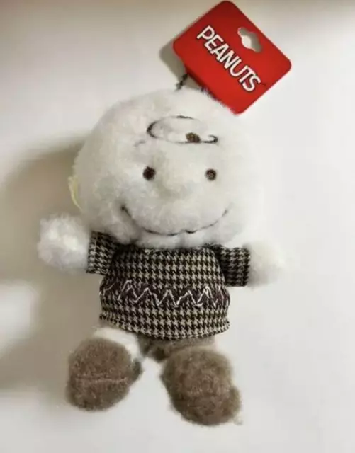 PEANUTS Snoopy Charlie marron Porte-clés en peluche Chèque au chocolat...