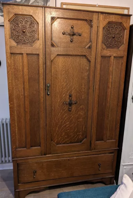 Antique Oak Wardrobe