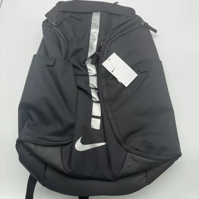 Nike Hoops Elite Pro Basketball/Shoe Backpack Black Silver BA5554-011