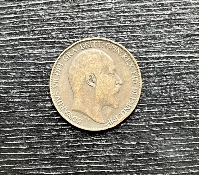 1910 Half Penny Great Britain Bronze Coin KM 793.2 United Kingdom England