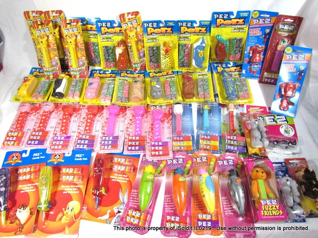 NEW LOT 42 VINTAGE PEZ DISPENSERS Looney Tunes Candy Pens, Animals, Pikachu + NEW LOT 42 VINTAGE PEZ DISPENSERS Looney Tunes Candy Pens, Animals, Pikachu +