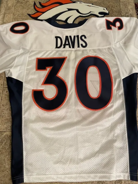 Authentic Nike Pro Line Denver Broncos Terrell Davis Jersey Size-52