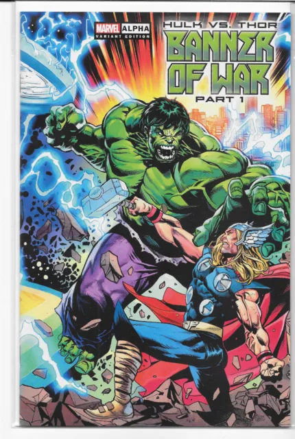 Hulk Vs Thor Banner Of War Alpha #1 D Geoff Shaw Variant 1st Pri NM Marvel 2022