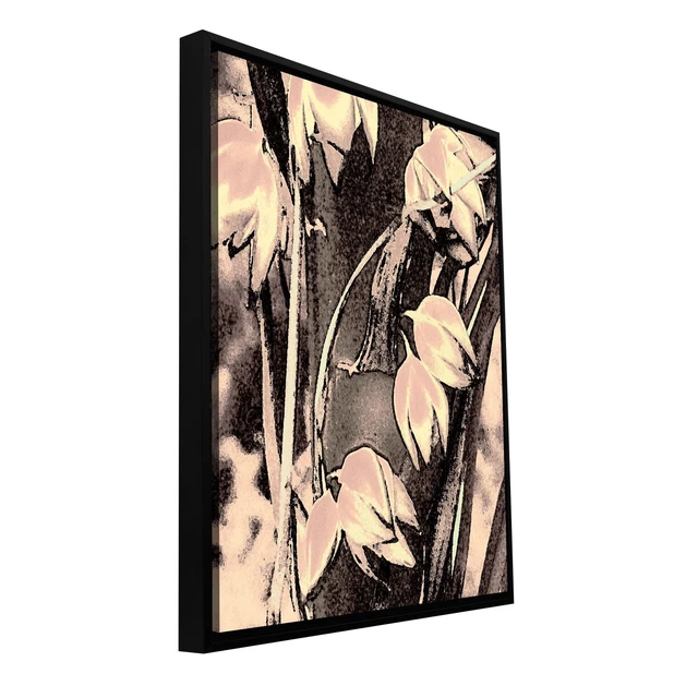ArtWall Dean Uhlinger 'Yucca Flor' Floater Framed  Small