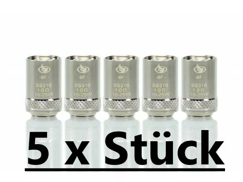 Joyetech BF SS316 Clapton Verdampferköpfe Coils Heads Cubis/ego AIO / 5pc 2