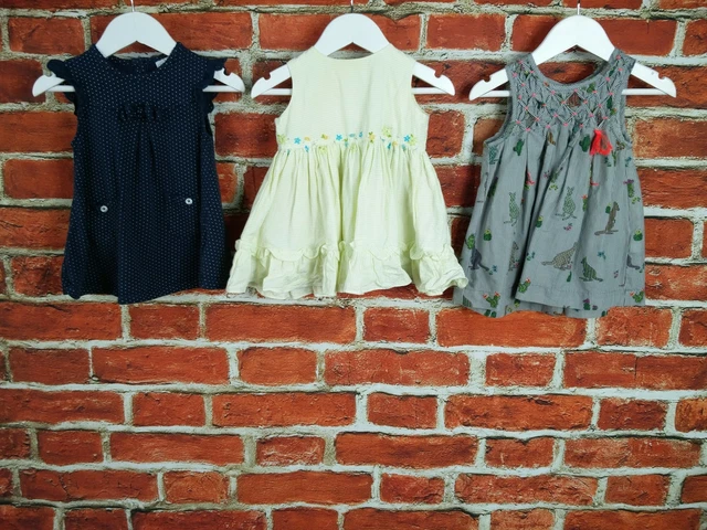 Baby Girl Bundle Age 3-6 Months J Conran Next M&S Dress Set Summer Stripe 68Cm