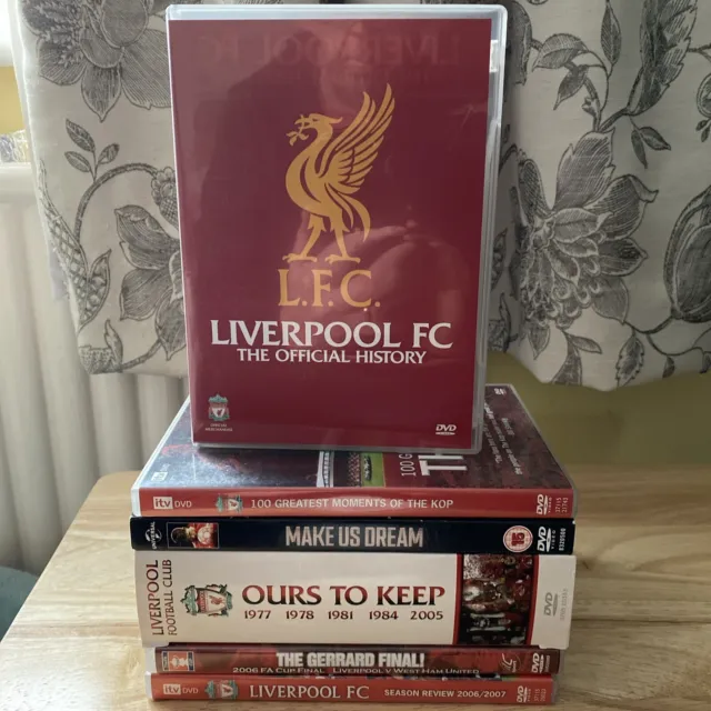 Liverpool Football Club DVD Bundle, European Cup, Champions League, The Kop, LFC