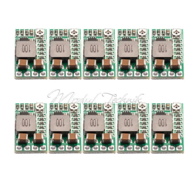 10PCS DC-DC 12-24V To 5V 3A Adjustable Converter Buck Step Down Power Module