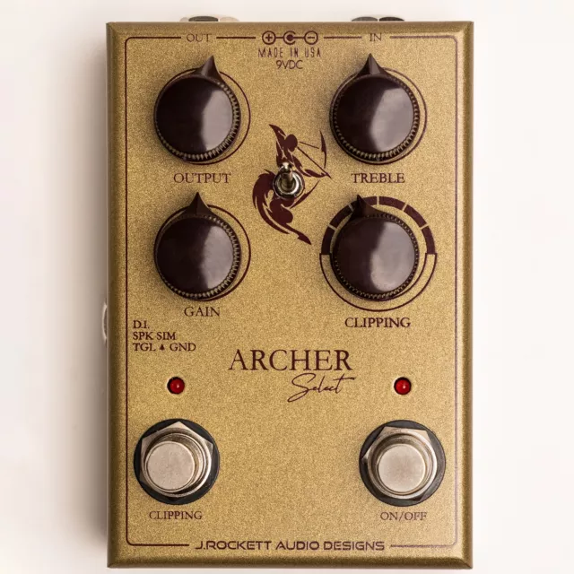 J. Rockett Audio Designs Archer Select Overdrive / Boost Guitar Effect Pedal