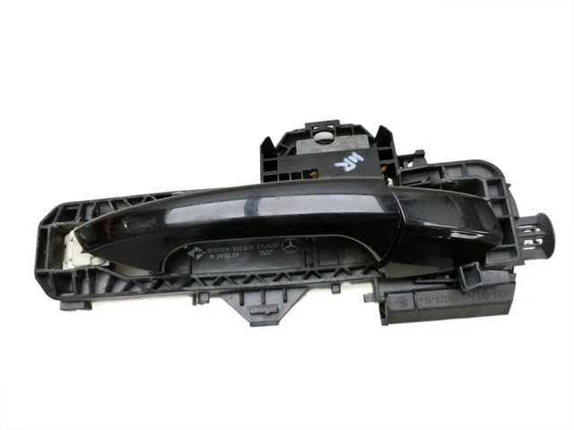 Poignées De Siège Avant Gauche Et Droite Pour Mercedes Classe C Coupé W204 (2008-2015) Et Classe E Coupé W207 (2009-2016) – Finition Argent Chromé – Matériau ABS/PC – Remplacement Direct