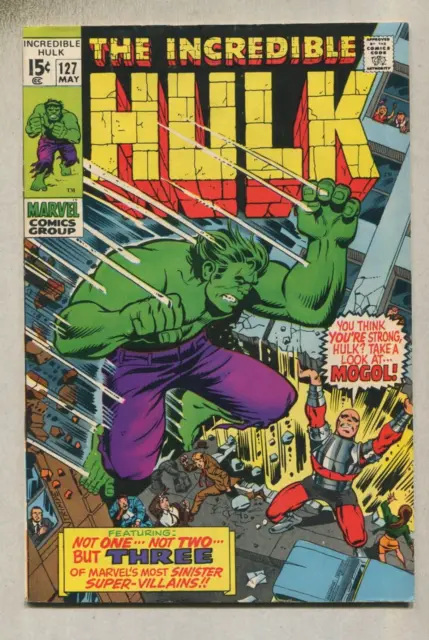 The Incredible Hulk # 127 VF+ Take A Look At Mogol   Marvel Comics SA