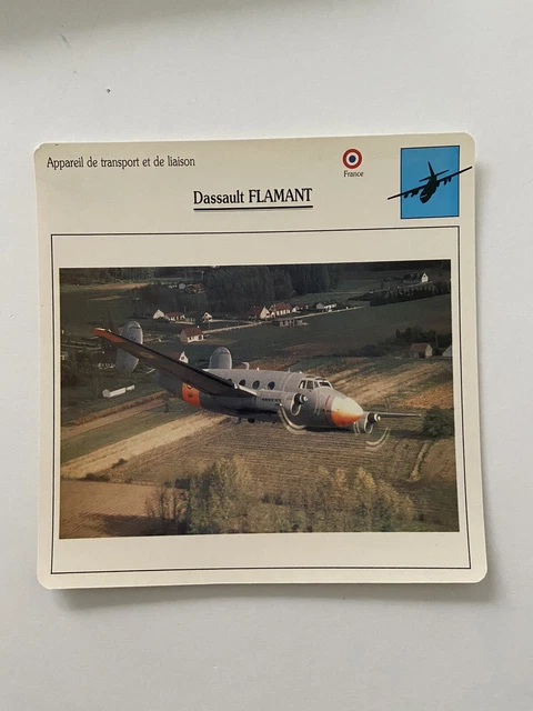 Carte Collection Appareil De Transport Et De Liaison Dassault FLAMANT