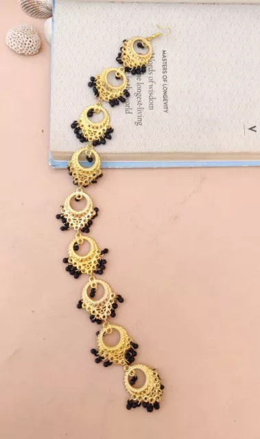 Silver Oxidised Human Braiding Hair Designing Emblished Hair Braid for Womens