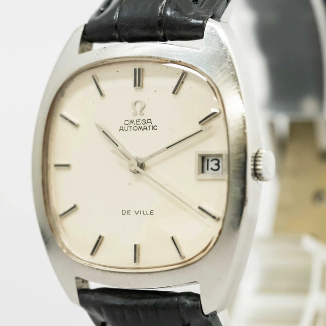 1973 Omega Genève “TV case” ref. 162.0052 – steel automatic – cal. 1012 – silver sunburst dial – original plexi & crown